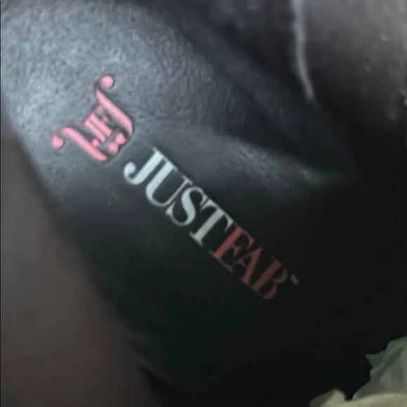 Elegant Black Suede Ankle Boots just Fab Size 6 - Picture 8 of 9